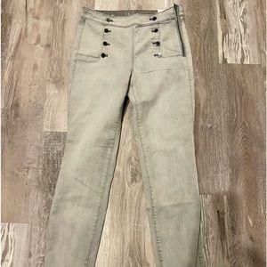 White House Black Market High- Rise skinny jeans…grey. NWT . Smoke free home. 8L